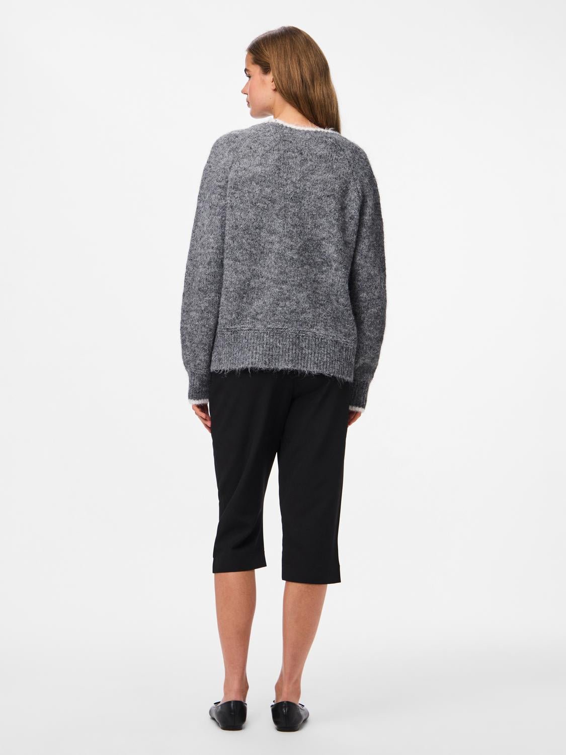 PCIVY Pullover - Medium Grey Melange - VERO MODA & VILA Bergvik